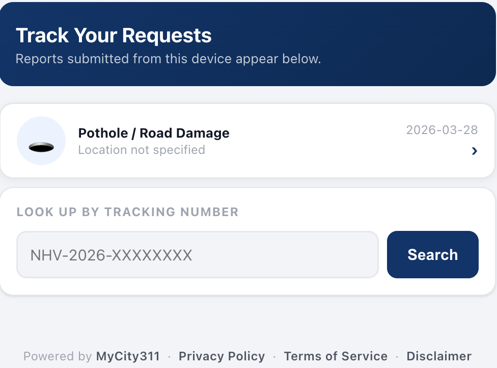 Report details with photo